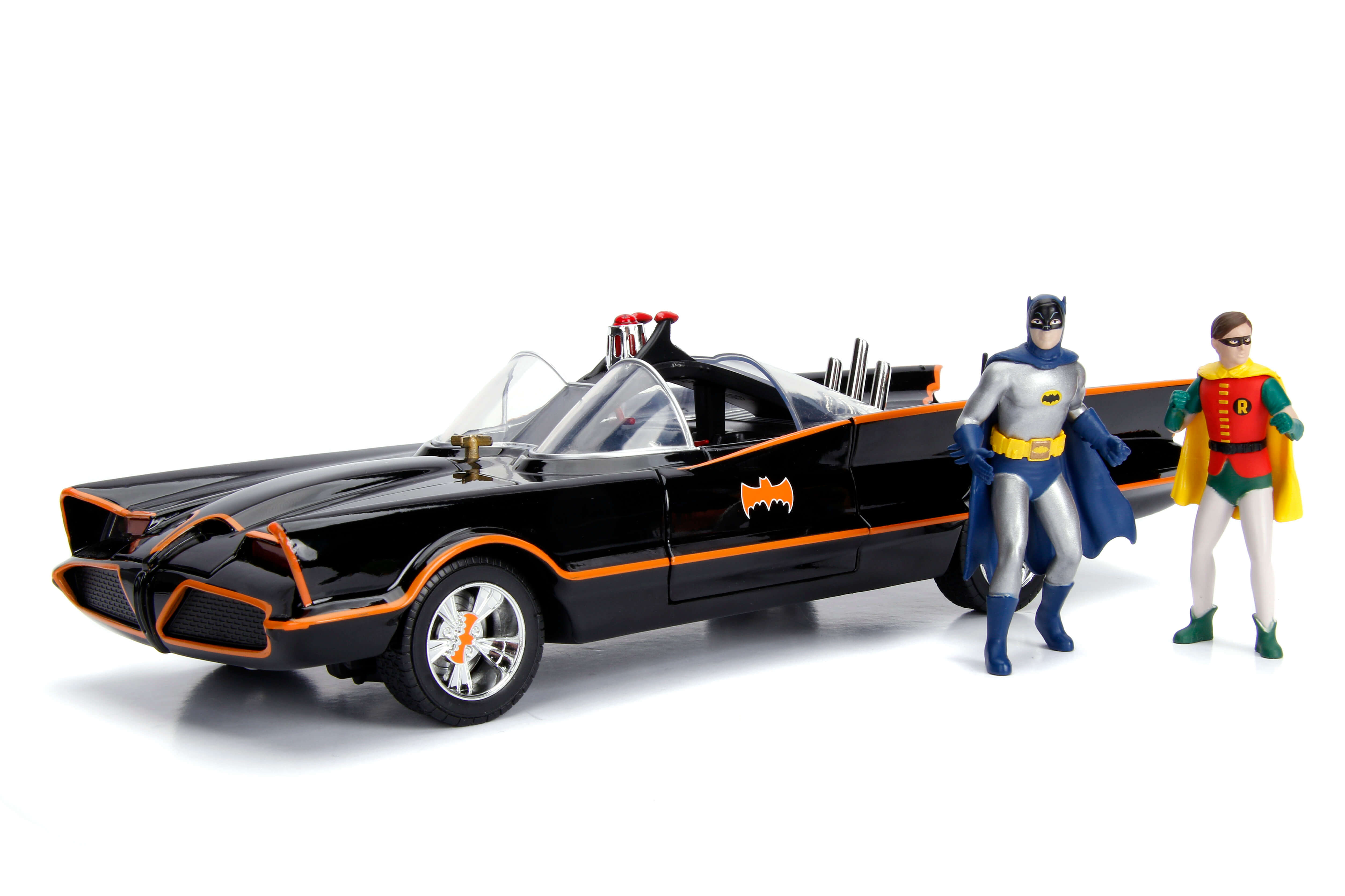 1:18 Batmobile w/ Batman & Robin Figures (Classic TV Series