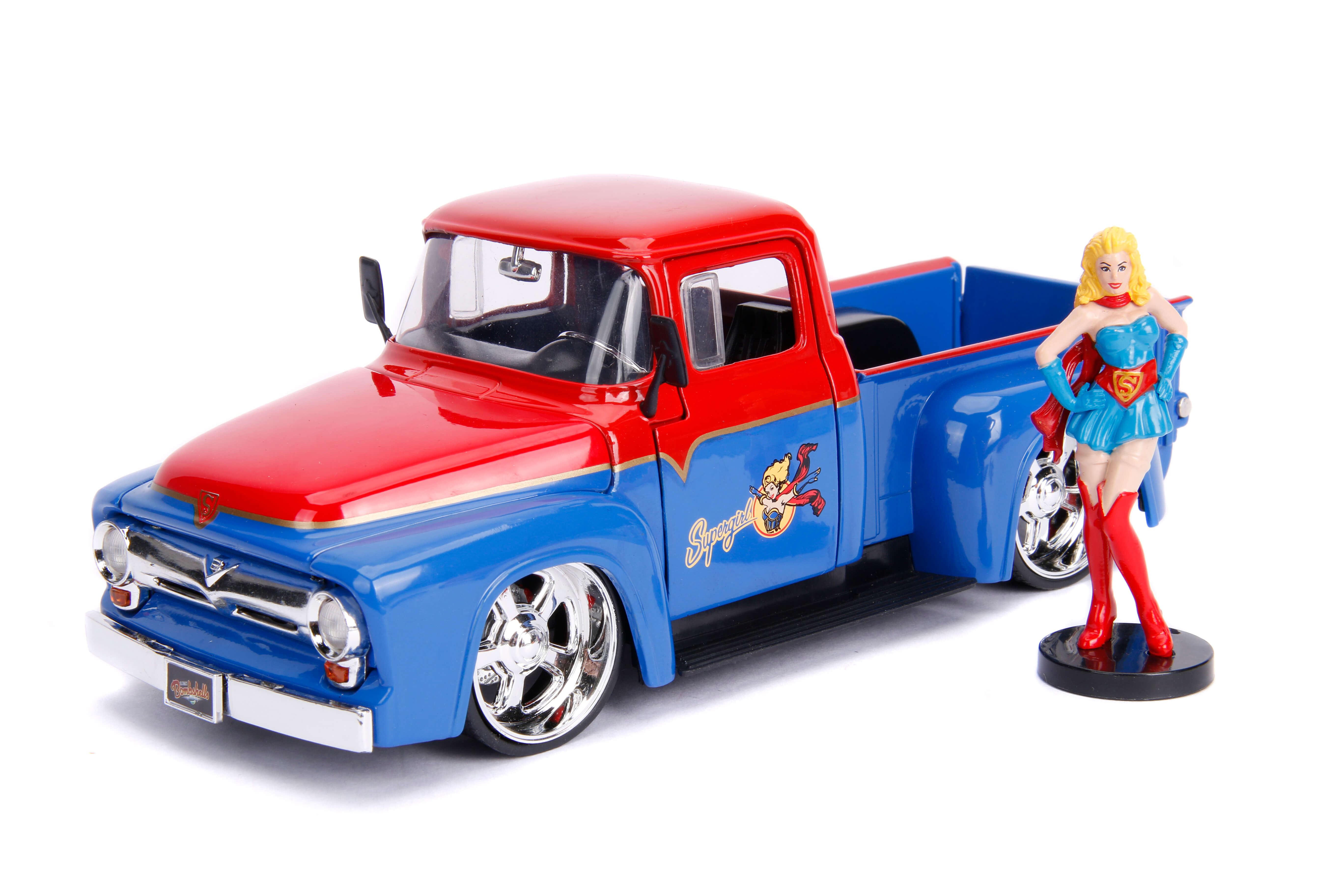 Supergirl & 1:24 Ford F-100 (DC) | Metals Die Cast