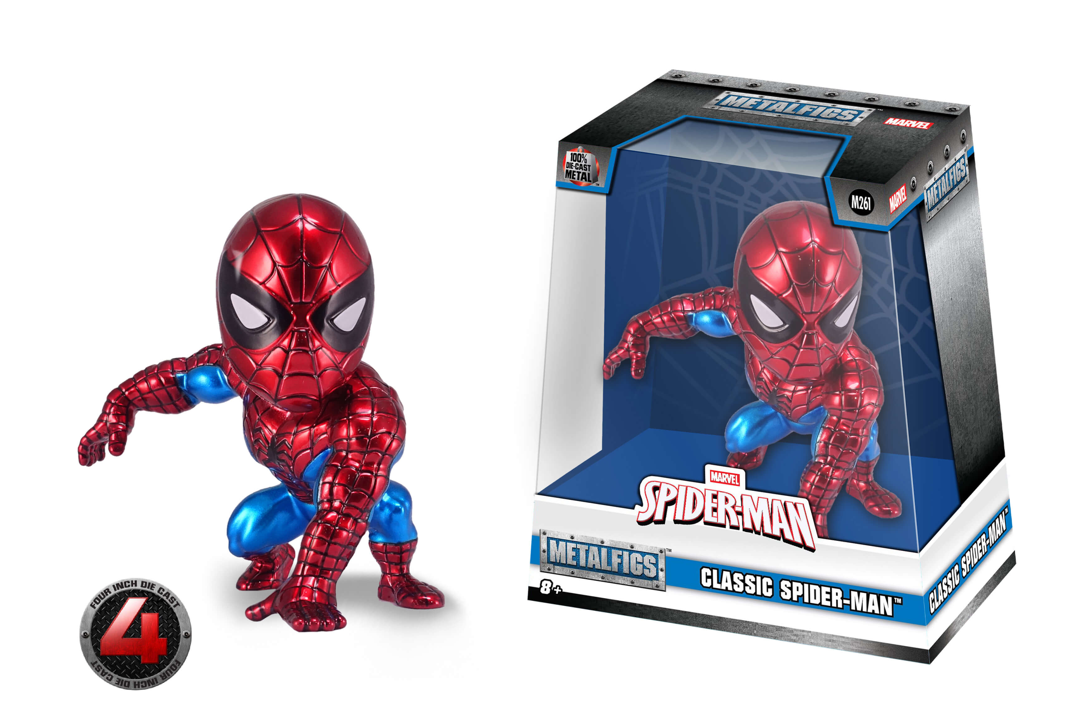 spider man metal figure