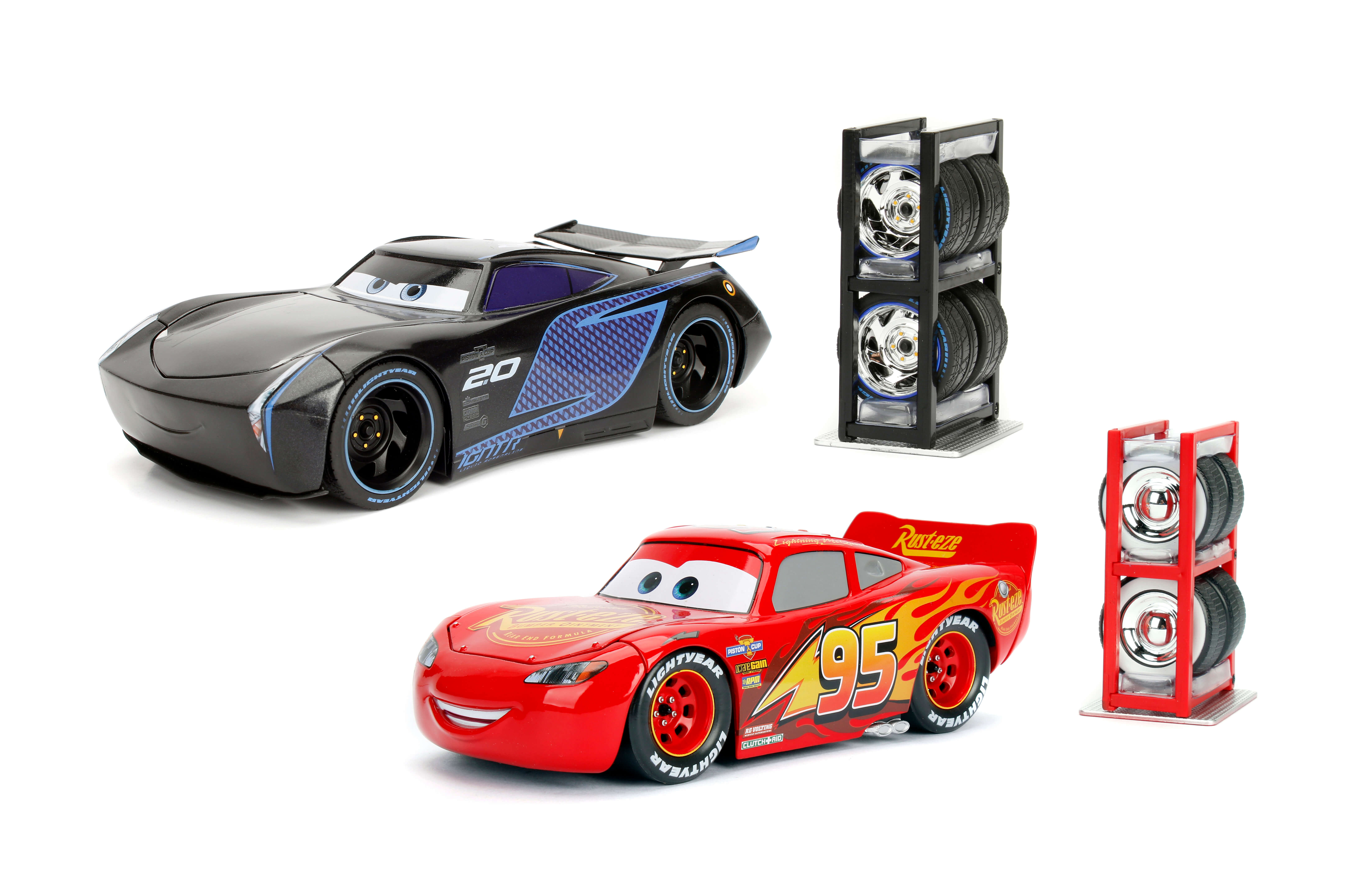 124 Lightning Mcqueen And Jackson Storm Cars 3 Metals Die Cast