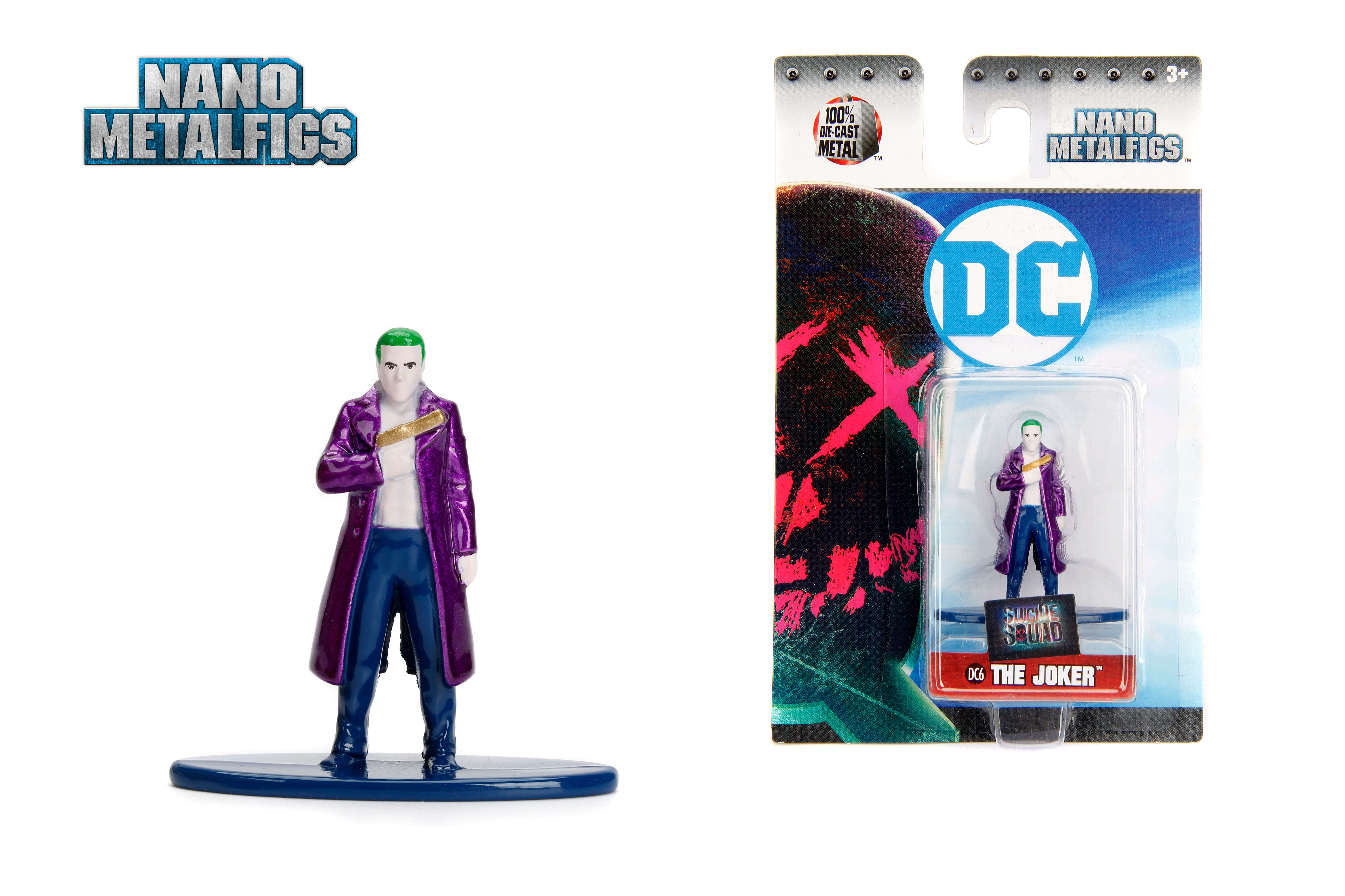 2017 Joker DC Nano Metalfigs Jada Toys Custom Key Chain