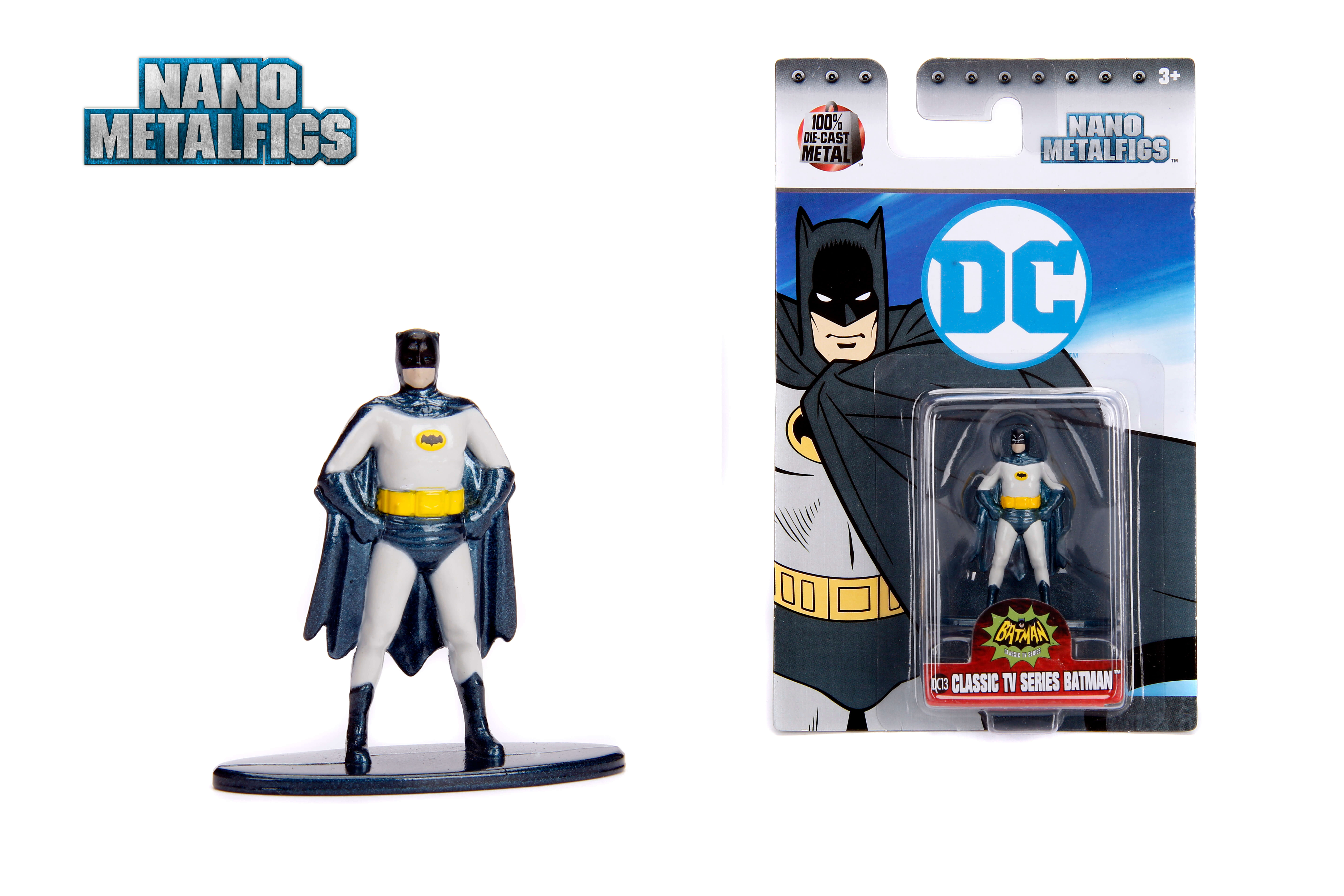 Lot de 10 Nano Metal Figure Collectors Set-Batman Hawkman Shazam Bizarro les chauves-souris 