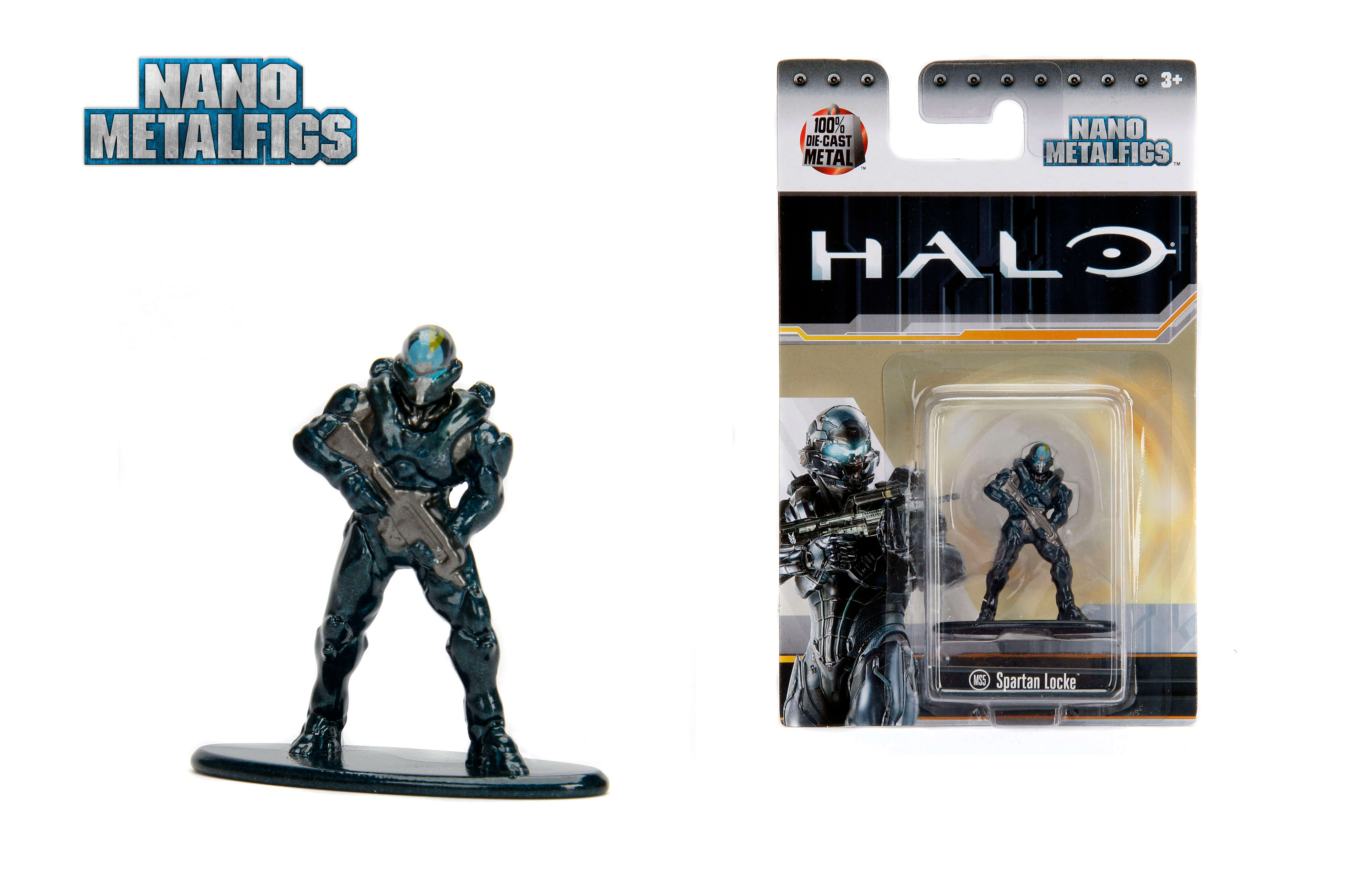 MS5 Halo Nano Metalfigs 4,5 cm Figur aus Metall Spartan Locke