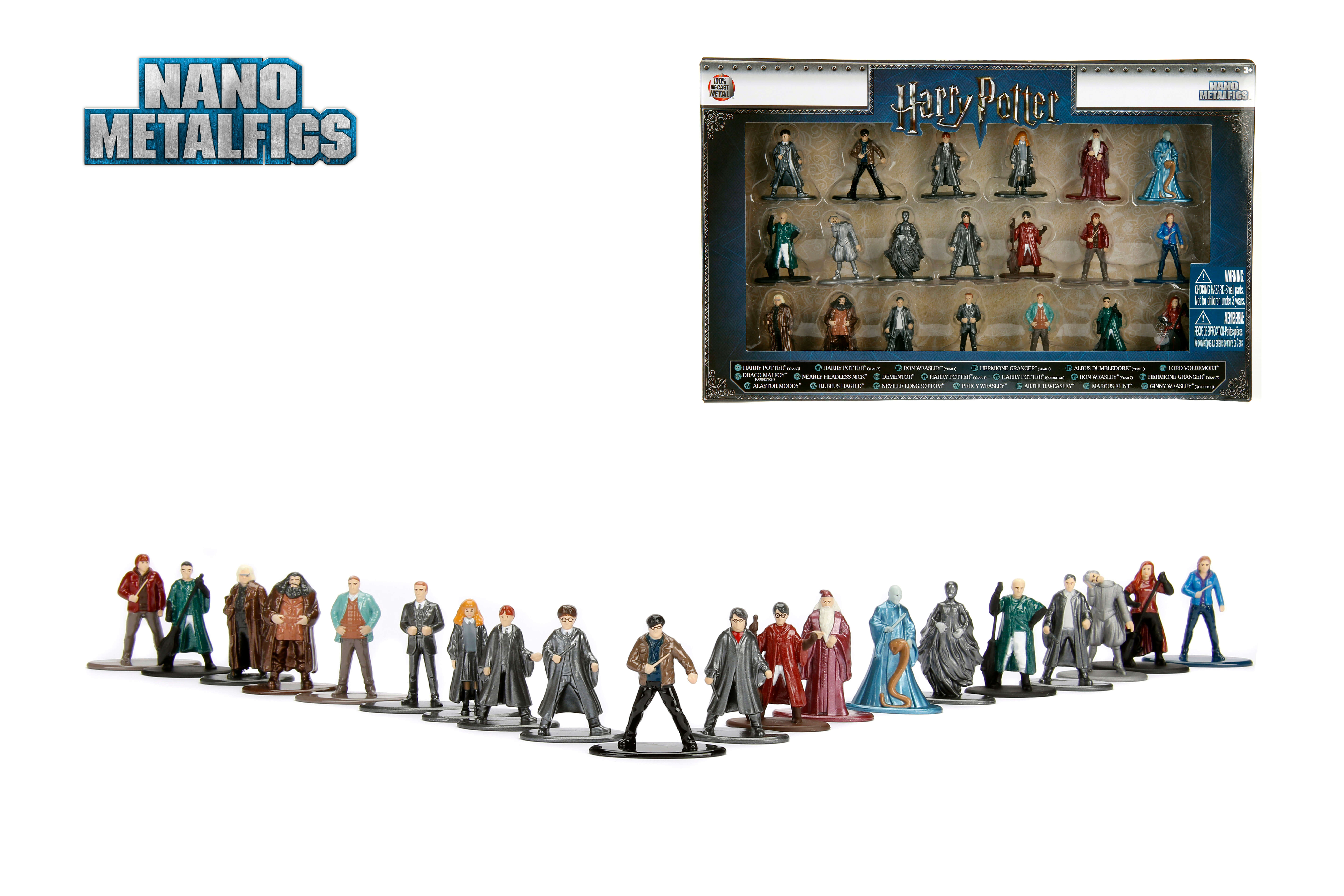 Nano Metalfigs Harry Potter Figuren metall Set mit 5 Figuren 4 cm Ron Percy