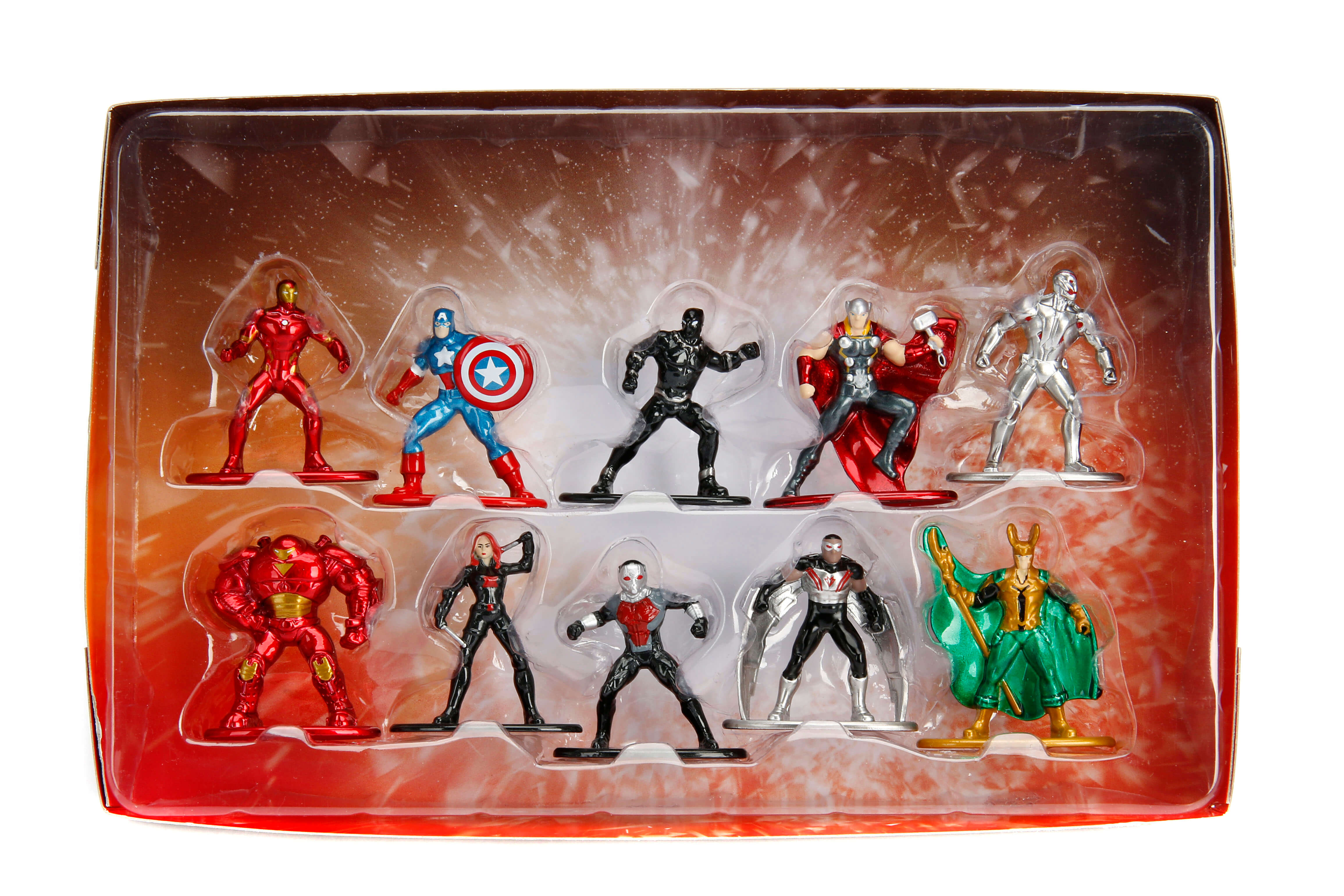 Nano Metalfigs Marvel Avengers 20-Pack | Metals Die Cast