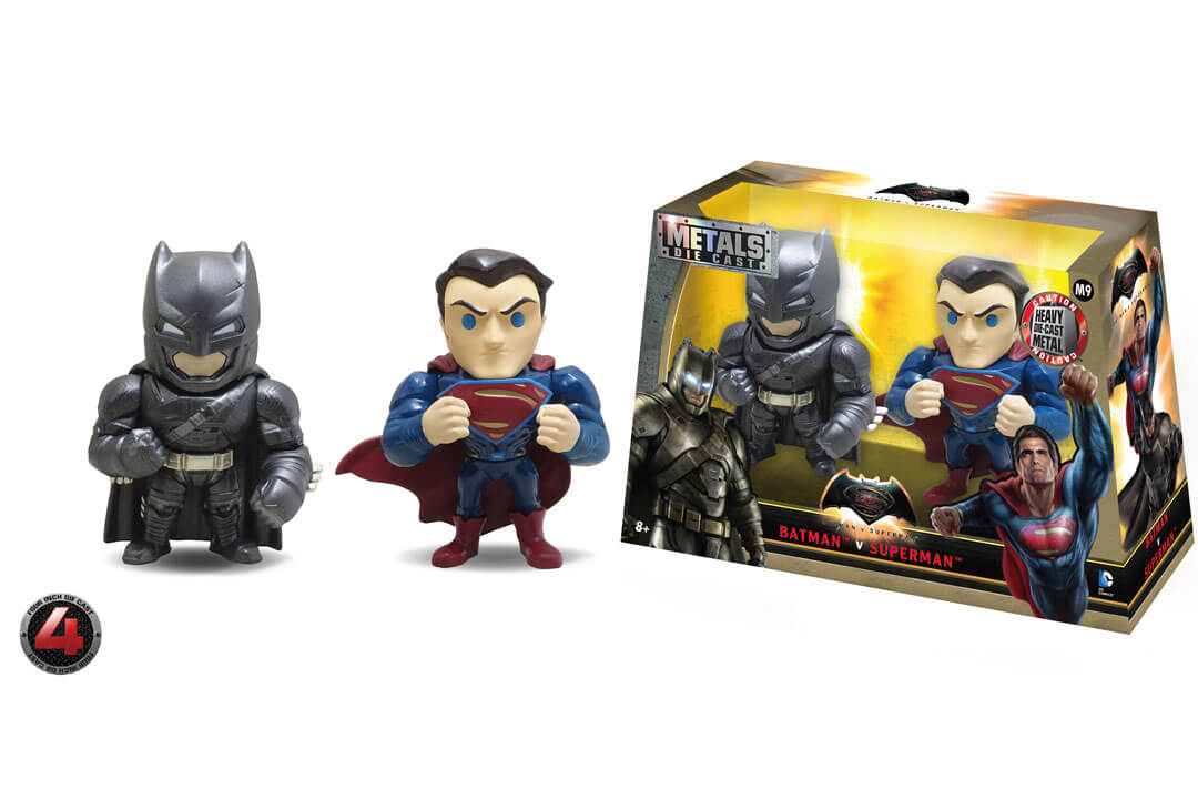 Batman v Superman Twin Pack (M9) | Metals Die Cast