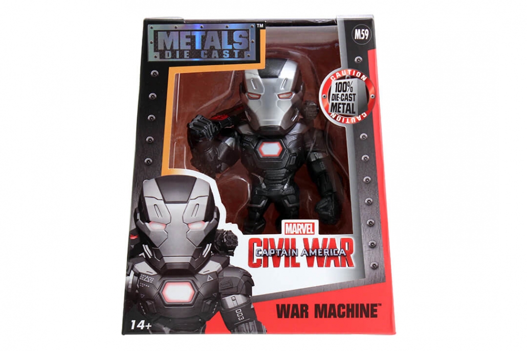 M59 Jada Toys 4" War Machine Marvel Diecast Metals Action Figure 97713 for sale online 